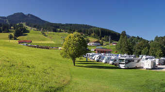 Wohnmobilstellplatz Nesselwang im Allgäu