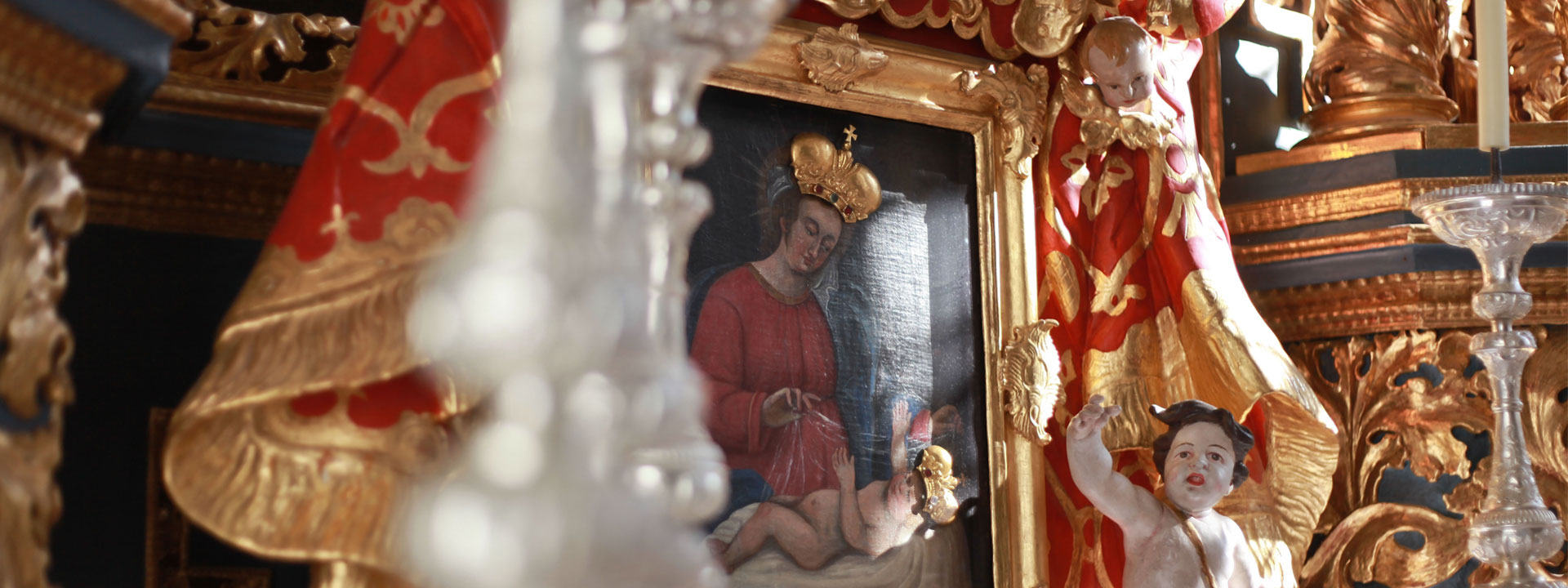 Altar Wallfahrtskirche Maria Trost im Allgäu